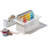 Like-it Plastic Storage Basket White Extra Small Stacking Tote Basket for Craft and Bathroom Set of 2-1008285654-1008285648