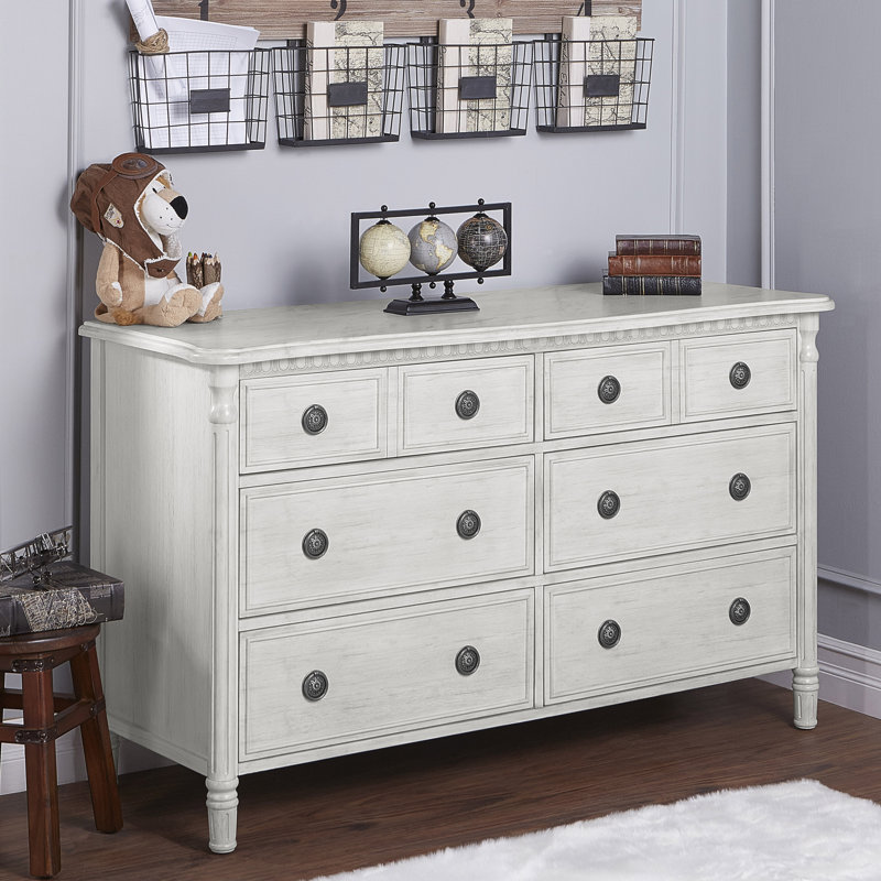 Julienne Kids 6 - Drawer Dresser, Antique Mist