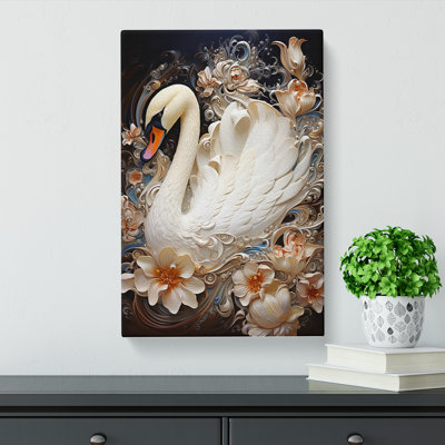 Swan Modern - Wrapped Canvas