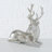 2 Piece Silver Reindeer Figurines