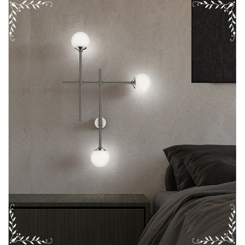 Sabon™ 3 - Light LED Armed Sconce, Satin Nickel