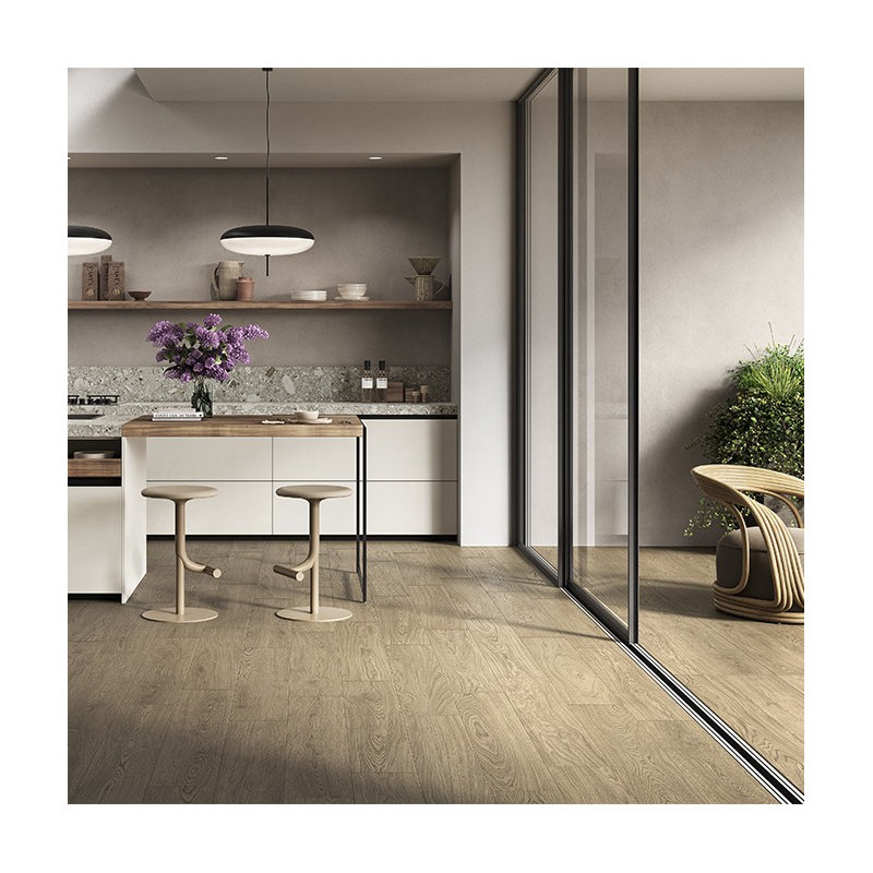 Evoque 8X48 Wood Look Porcelain Tile, Nut