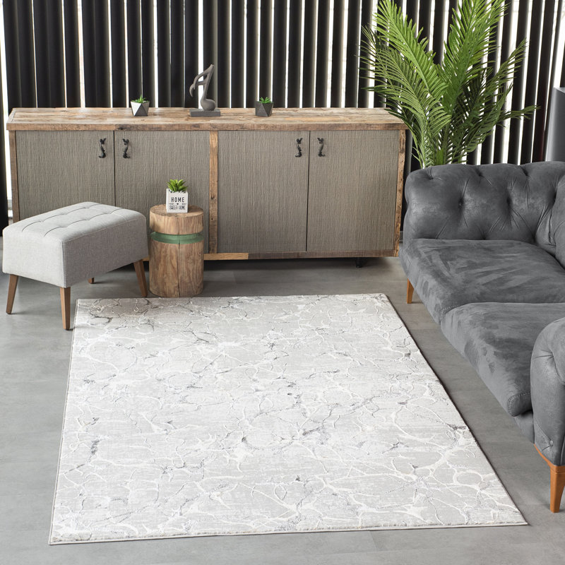 Joliee Abstract Indoor Rug, Rectangle 7'10" x 10'