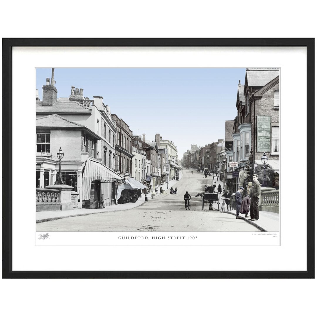 Gerahmter Fotodruck Guildford, High Street 1903 von Francis Frith