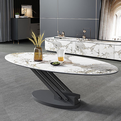 Modern Simple Lift Rock Slab Tea Table