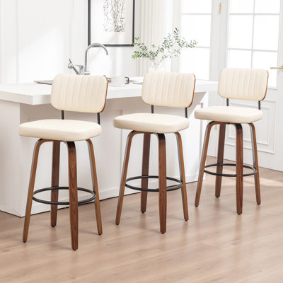 Swivel Upholstered Counter Stool