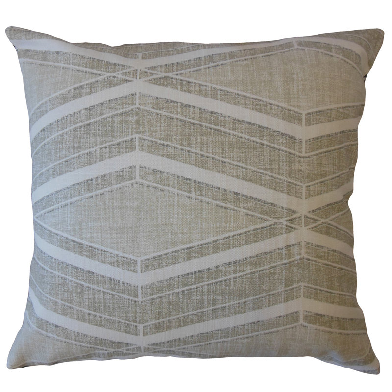 Coussin à chevrons, 18 po x 18 po, Château