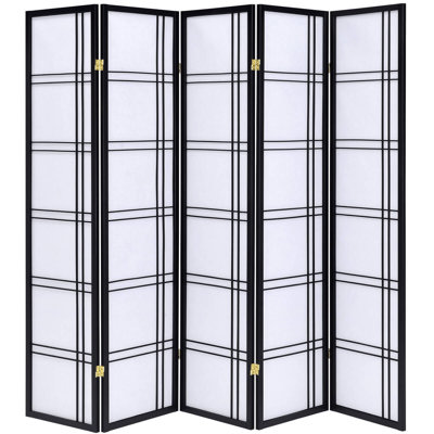 6 Panels Room Divider Privacy Screen Lattice Design by Latitude Run