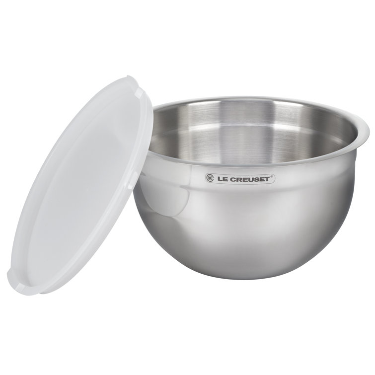 Le Creuset Set of 3 Stainless Steel Mixing Bowls
