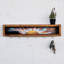 Portemanteaux mural décoratif 100% bois SunHine avec 6 crochets