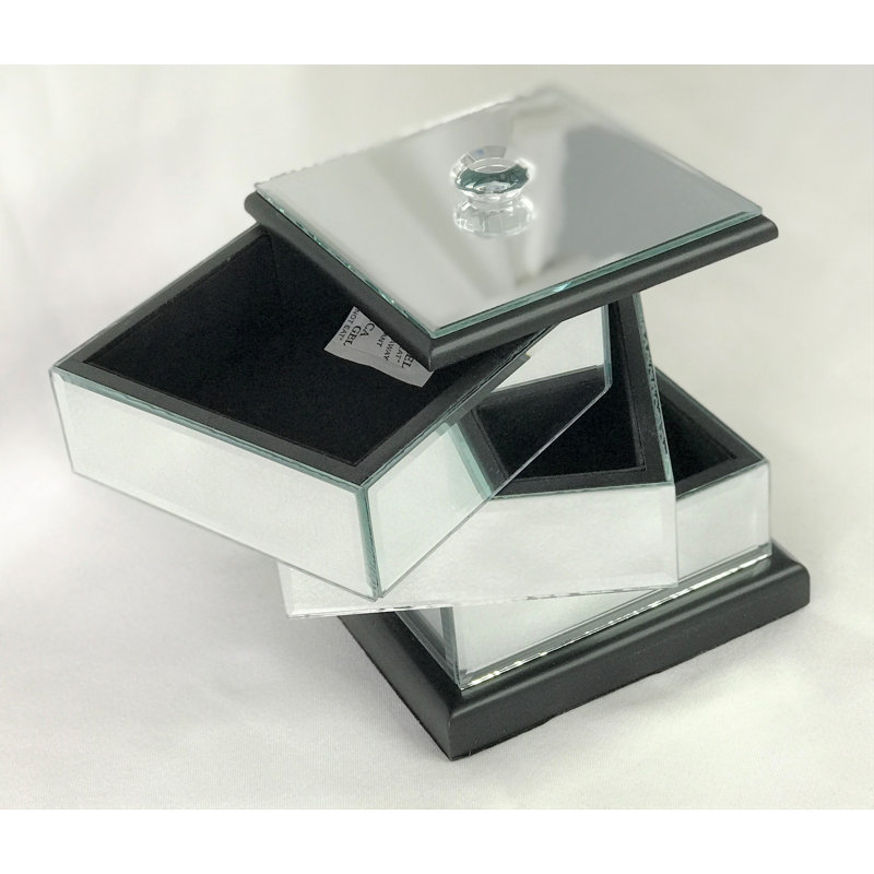 Boîte à bijoux avec miroir