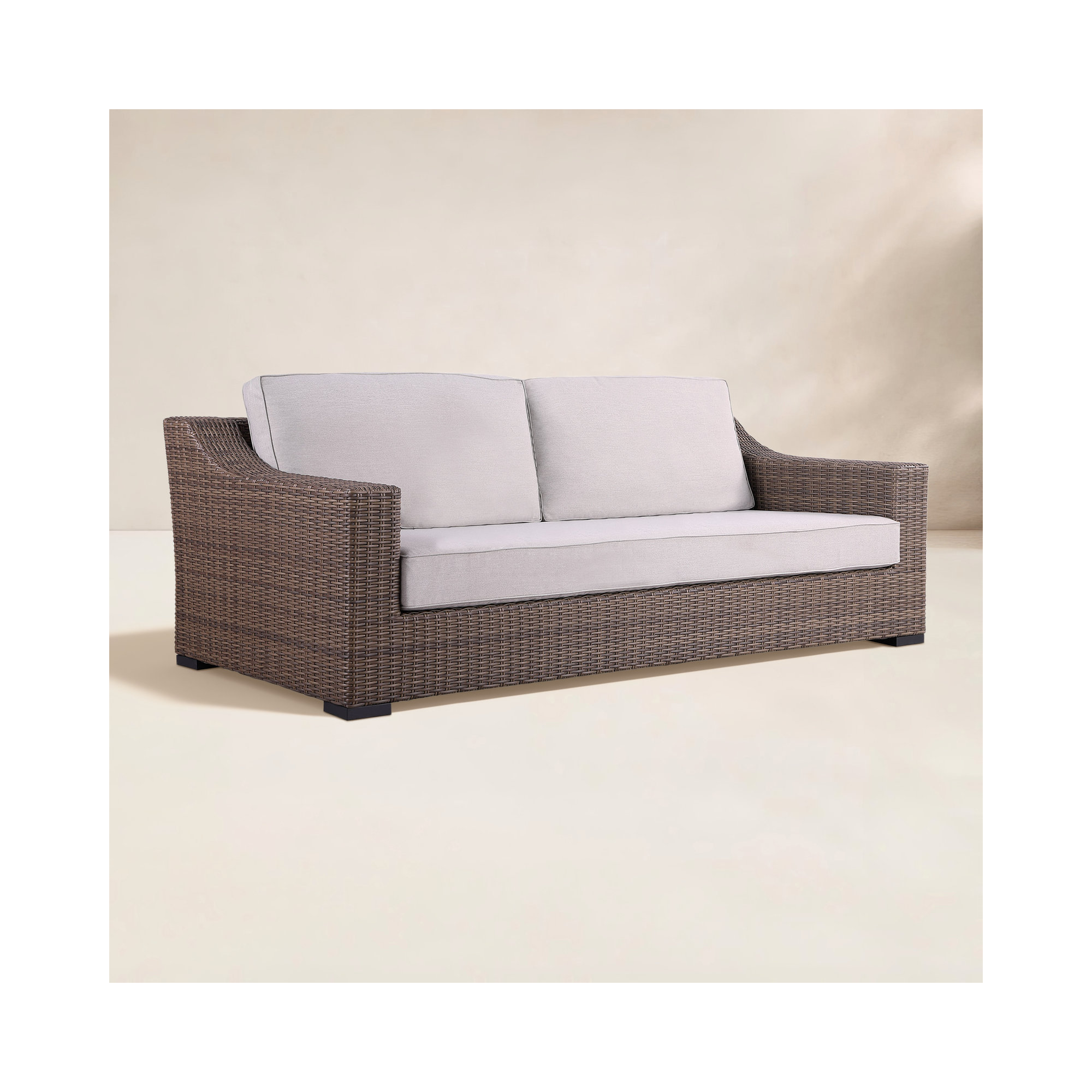 Manhattan Rustic Wicker Rattan Sofa