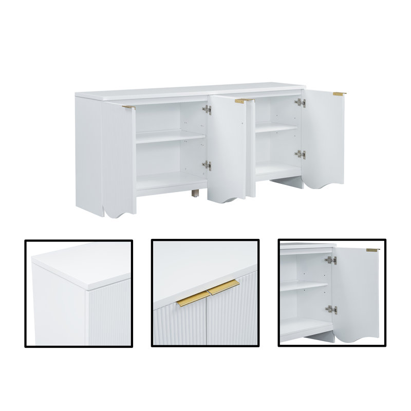 Blaha Accent Cabinet, White