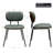 Modern Upholstered Armless Desk Chair & Conference Room Office Chair Computer Desk Chair-1503440440