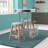 Hagert Round Metal Base Dining Table-1577225632