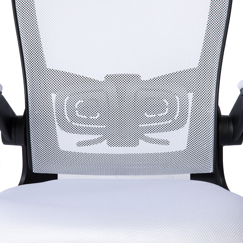 Chaise de bureau ergonomique, chaise de bureau en filet, bureau pivotant, chaise d'ordinateur avec support lombaire, hauteur réglable avec repose-pieds