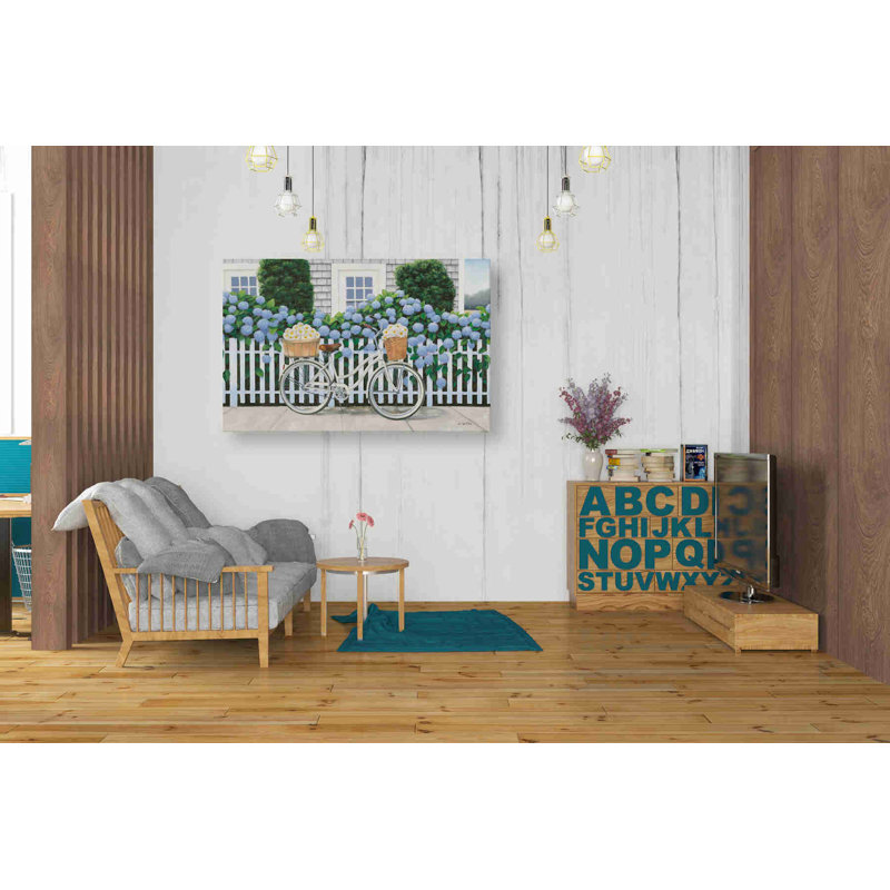 «Beach Days II» par James Wiens, art mural sur toile, H 26 po x l 40 po x P 1,25 po