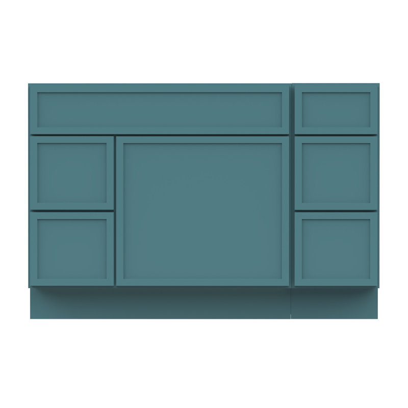 48'' Single Bathroom Vanity Base Only, Teal