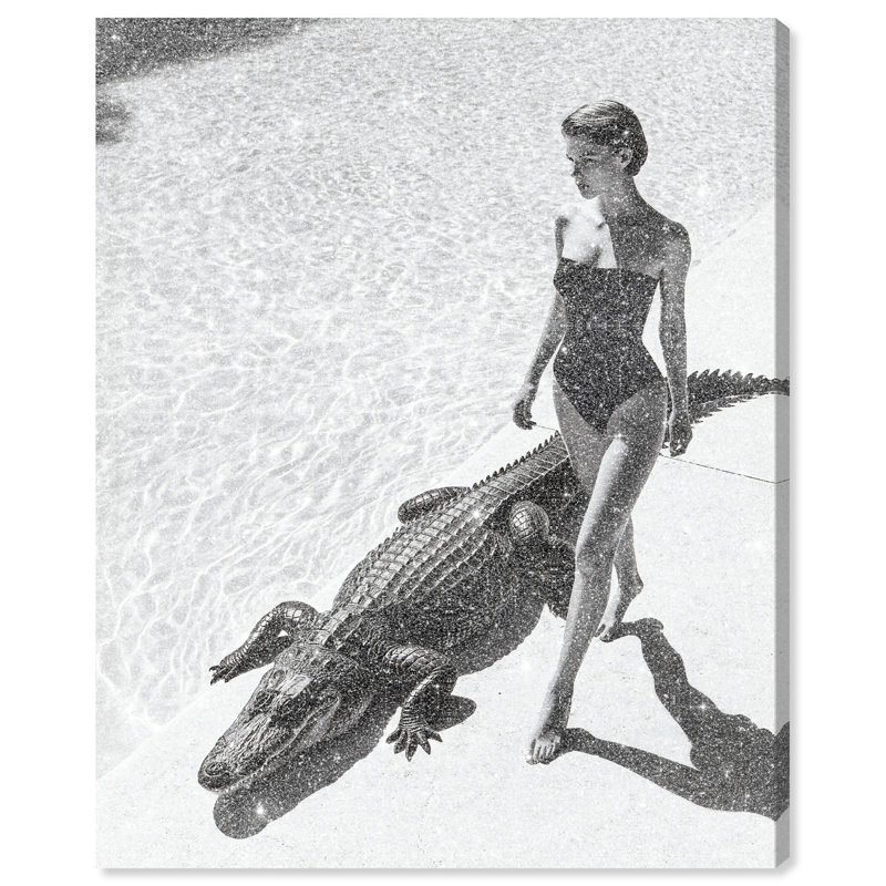 Reptilian Elegance II Print by Oliver Gal, 45"H x 36"W, Gallery Wrapped