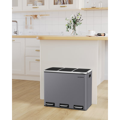 Step On and Odour Seal Kitchen Rubbish Bin - 4.76 L