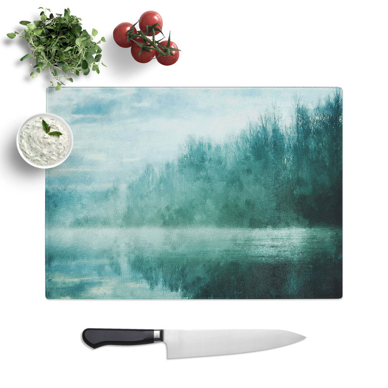 Forest and Lake Vol.1 Chopping Board, 0.4cm H x 20cm W x 28.5cm L