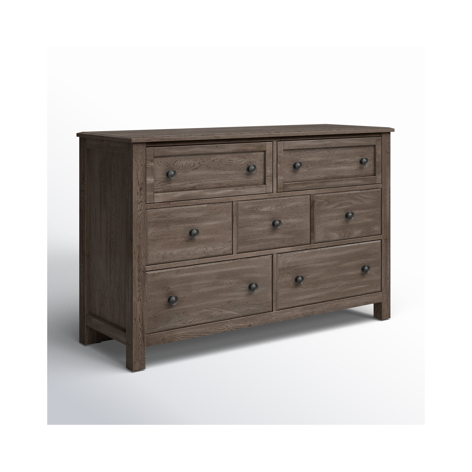 Lewin 7-Drawer Dresser, Driftwood Gray