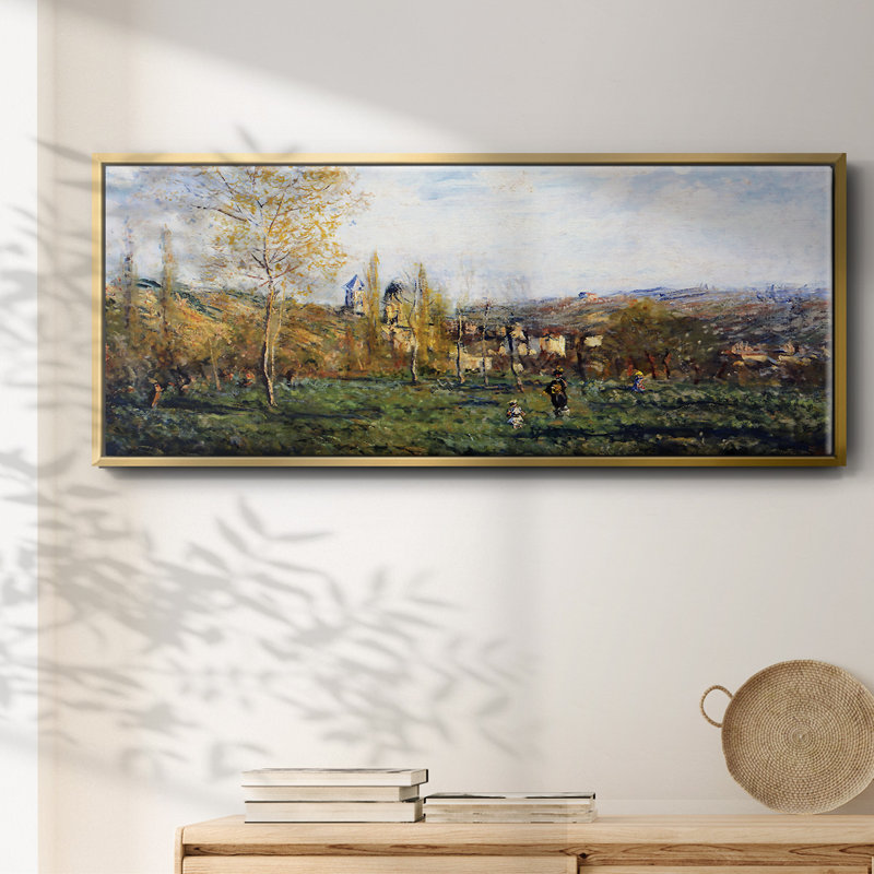 Le printemps à Vetheuil, 1880 - toile encadrée
