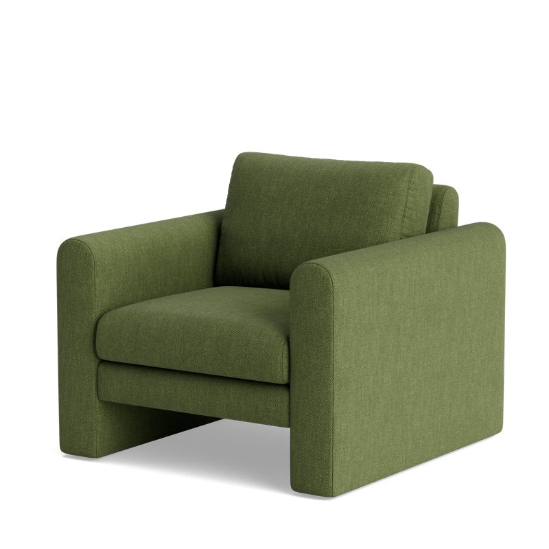 Knox Accent Chair, Performance Weave - Basil