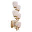 Wall Lamp Valerius Alabaster Antique Brass Finish
