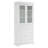 70.1" Modern High Freestanding Tall Bathroom Cabinet With 2 Adjustable Shelves, 3 Drawers, Soft Close Glass Doors – Ideal For Bathroom, Living Room, Kitchen Storage