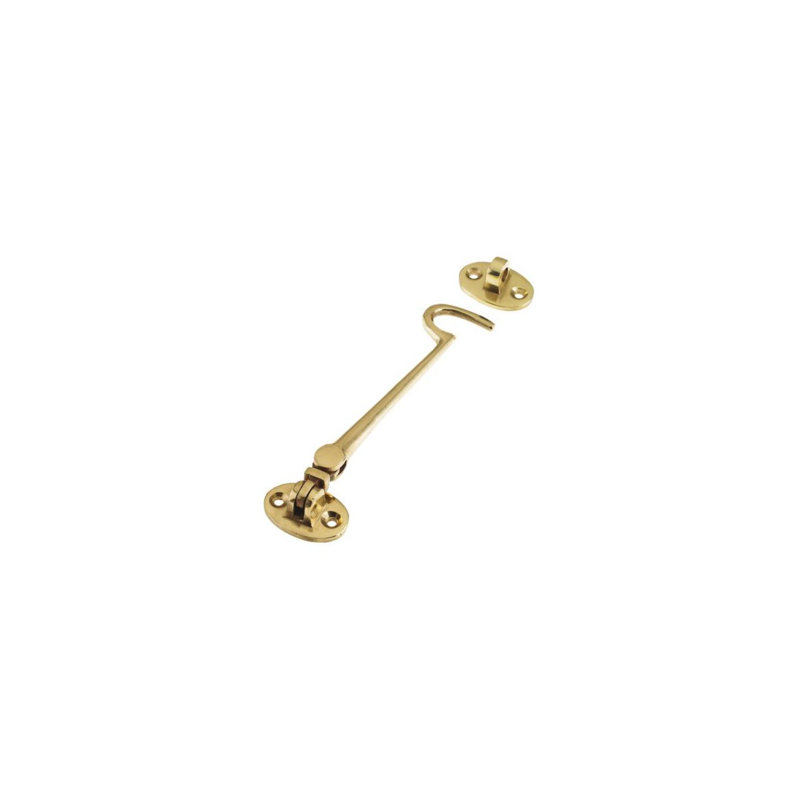 Cabin Hook, Polished Brass
