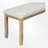 Modern Tillander Rectangular 6-Piece 59.8'' L x 35.8'' W Dining Set with Unique Legs Table and  4 Upholstered Chairs & 1 Bench,kitchen table set,dining table set,dining room set-697716280