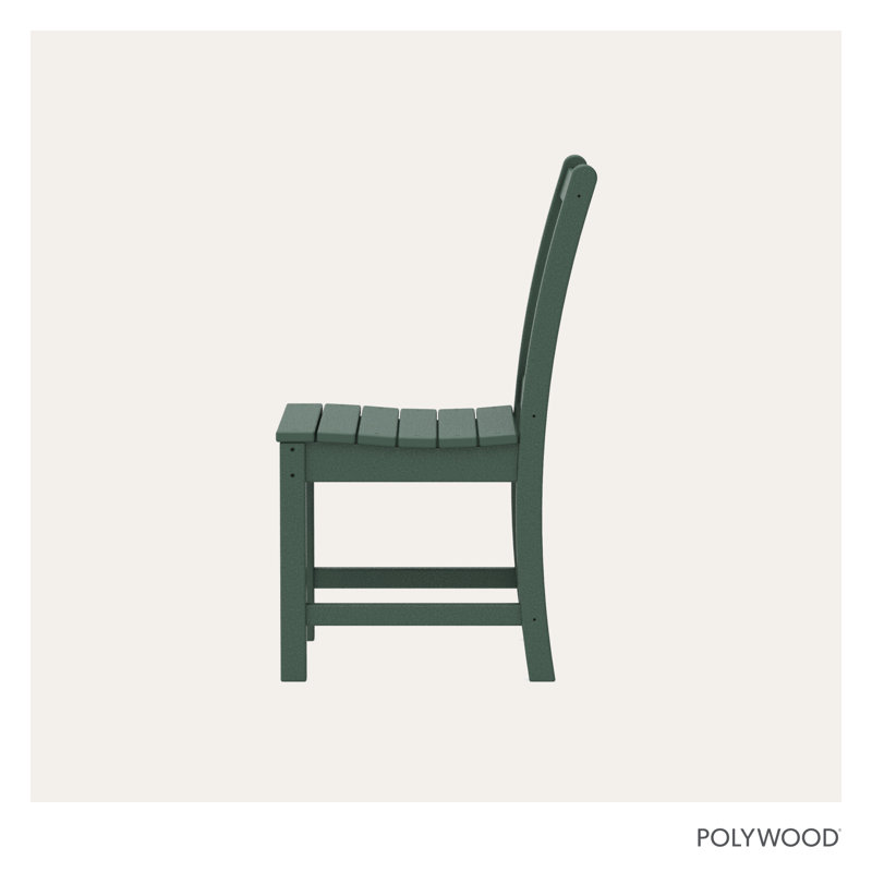 Chaise d'appoint de jardin Lakeside POLYWOOD, Vert
