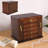 5 Layer Wooden Jewelry Box with Mirror and Combo Lock Vintage Style