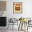 "Watercolor Style Burger", art mural sur toile flottante par Nancy Overton-1065099705-1065099702