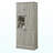 Tall Storage Cabinet With Adjustable Shelves, Large Flip-Out Basket & Enclosed Cabinets – For Bathroom, Living Room, Or Office, MDF Material With Aluminum Alloy Handles-1408447407