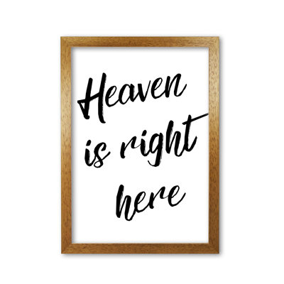 Heaven Is Right Here - Print