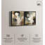 Ensemble de décorations murales bohémiennes Mute Tones Harmony paire par Art Remedy, cadre noir, 24 x 30-1406675305-1406675297