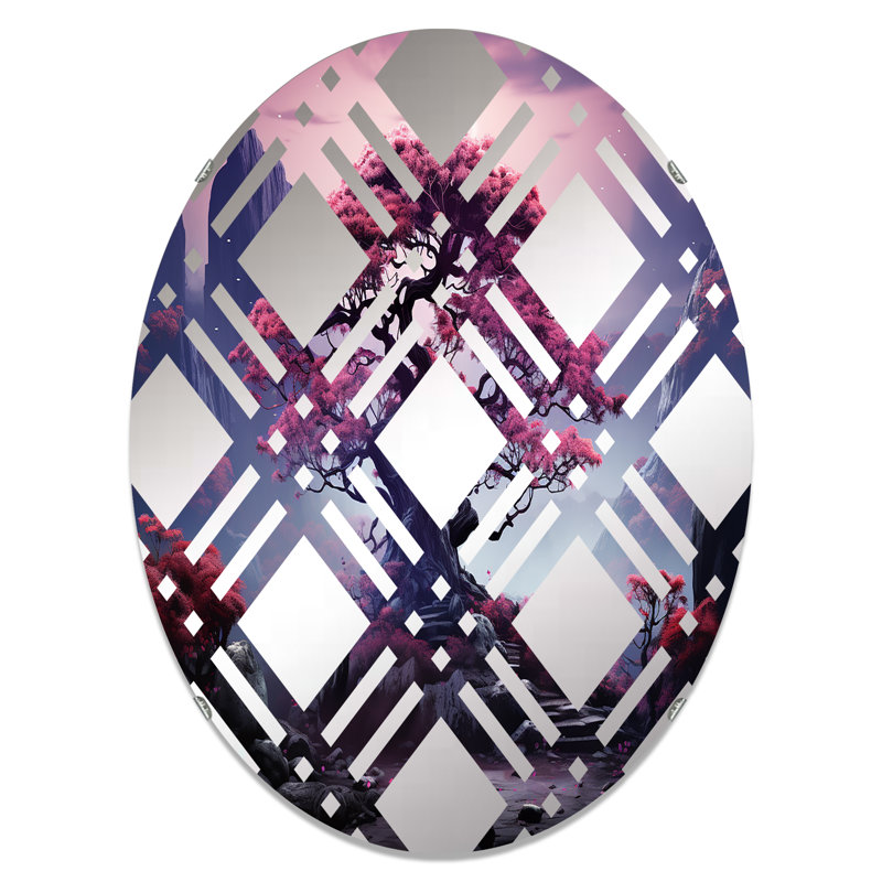 Miroir mural oval, 35,4 po x 23,6 po