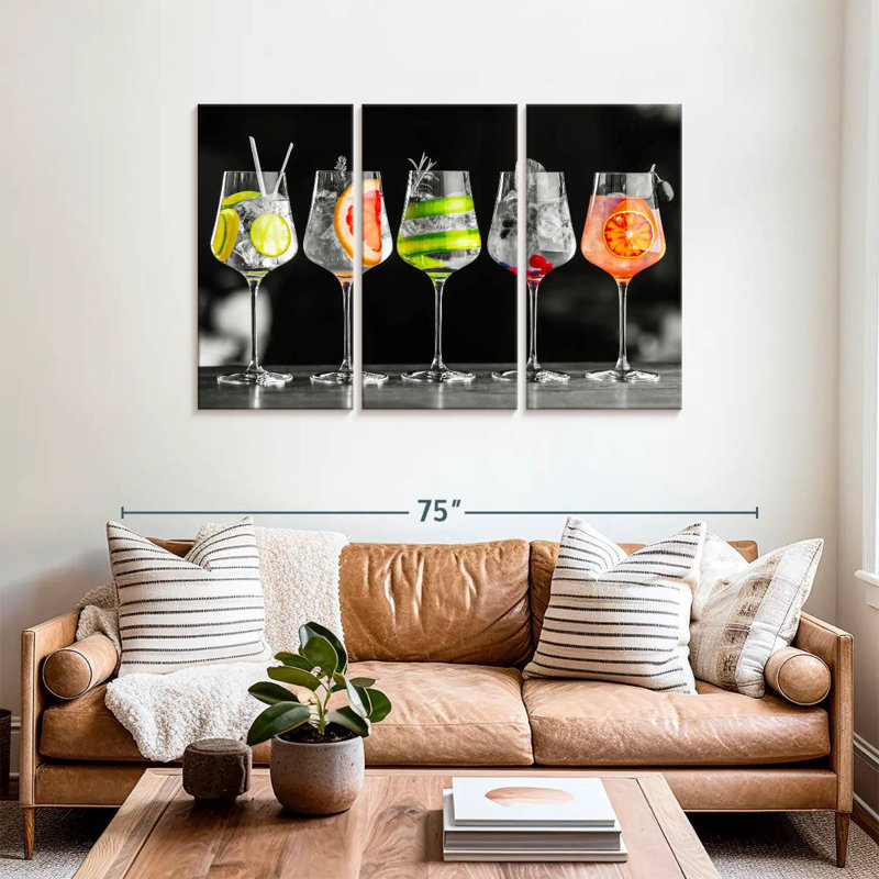  «Cocktails, H 20 po x l 33 po