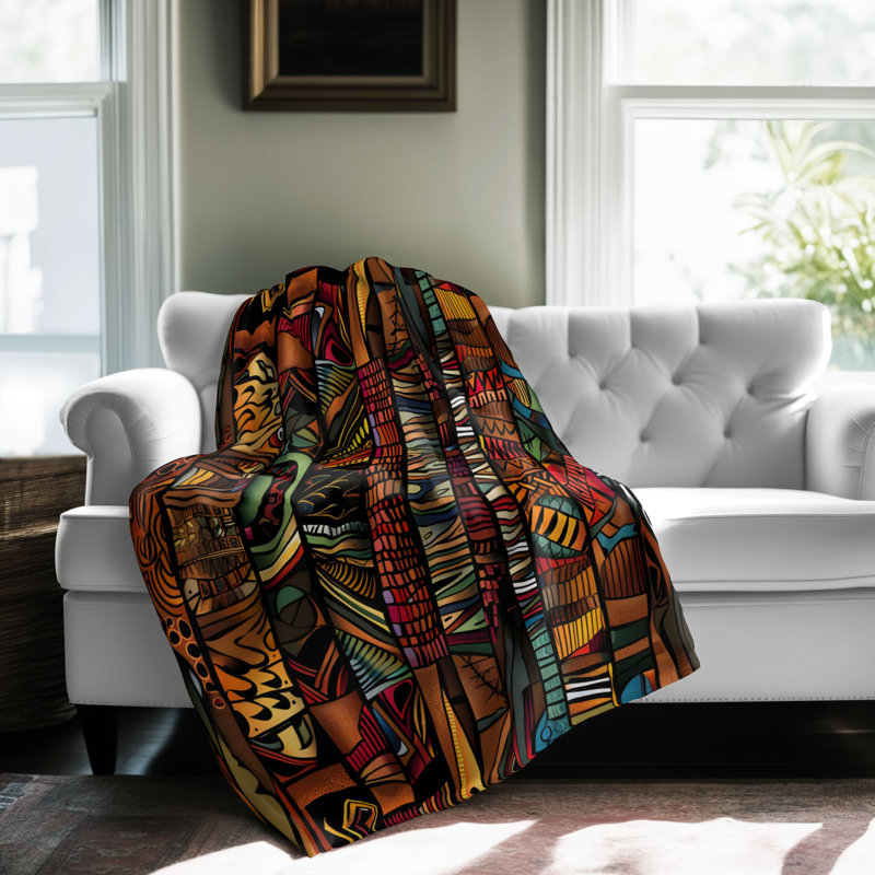 Couverture Ashanti Ambiance, Lit simple