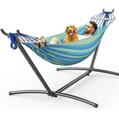 Double Hammock, Heavy Duty Portable, 500 lb Weight Capacity