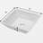 16X16   Ceramic Square Vessel Bathroom Sink