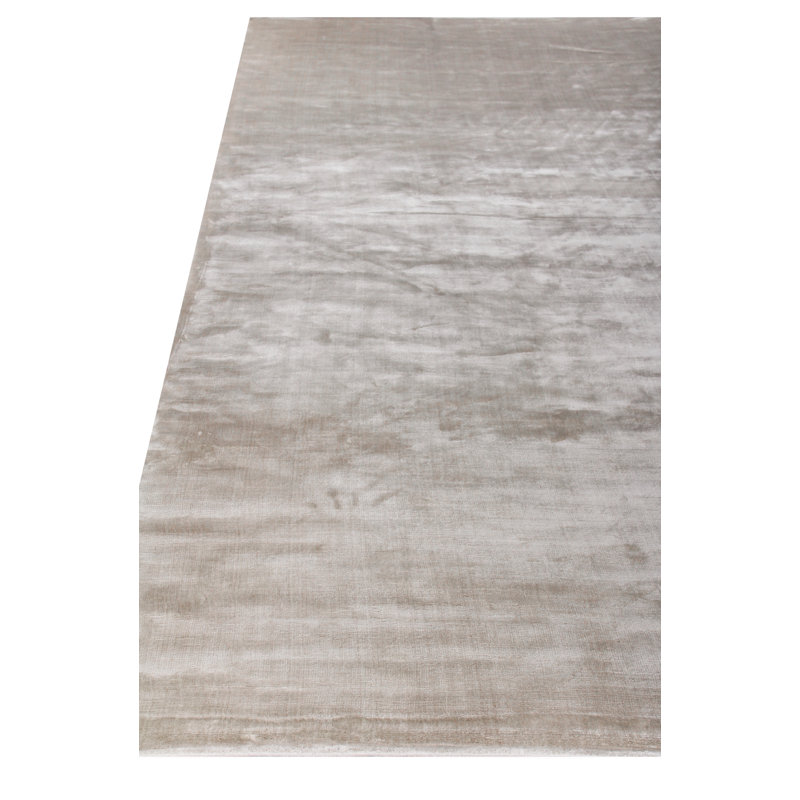 Plain Dove Hand Woven Area Rug, Rectangle 14' x 18'