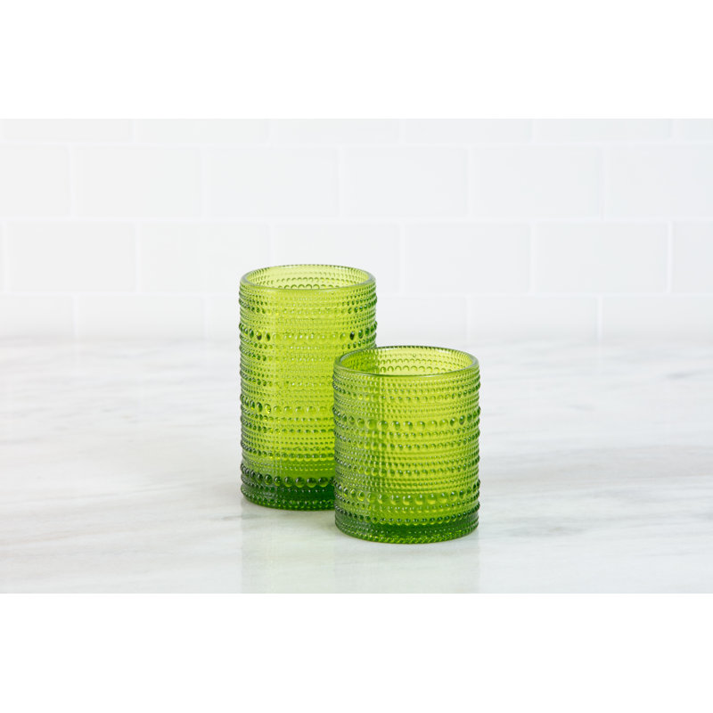 Jupiter Drinking Glass, Fern, 13 oz.