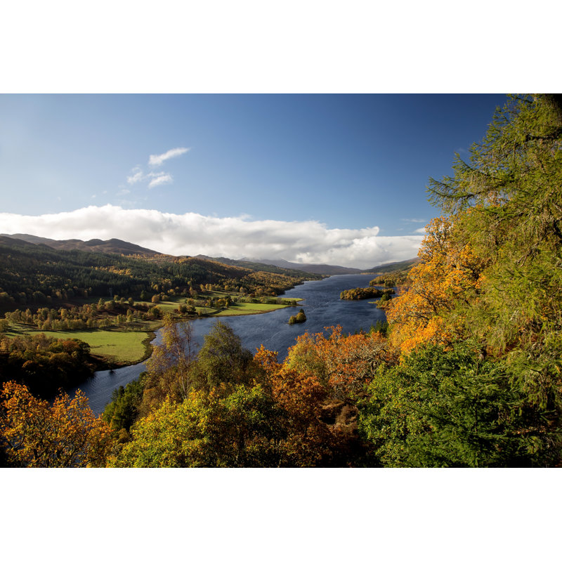 Hann, Queen's View, Perthshire, Écosse, sur toile, H 8 po x l 12 po x P 1,25 po