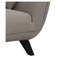 Fauteuil d'appoint Nayeli Brown Linen Boucle