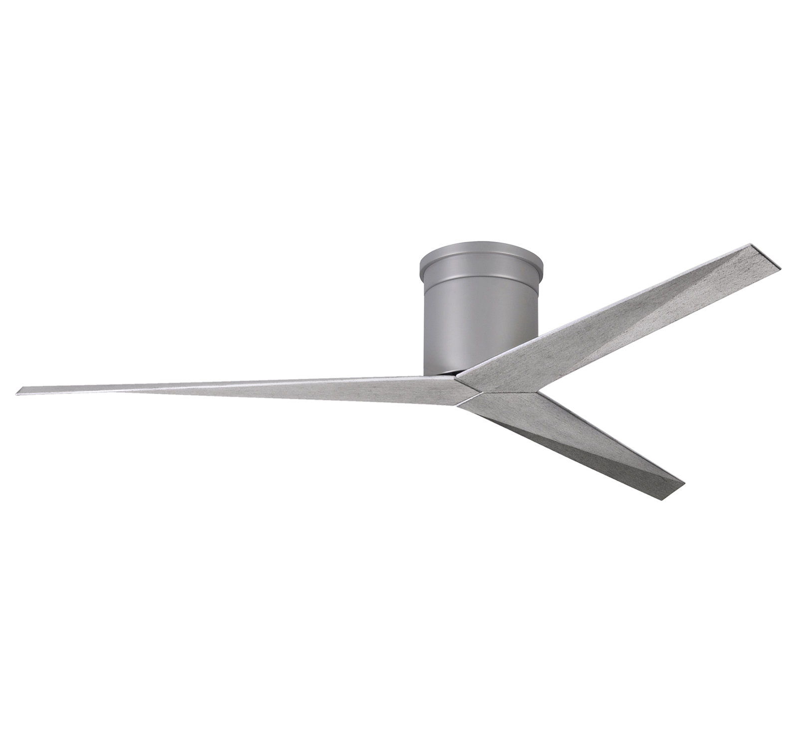56'' 3 Blade Ceiling Fan, Barn Wood Tone, Gloss White
