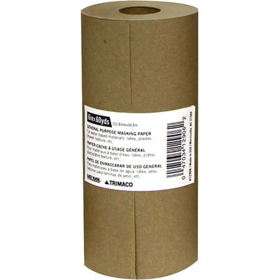 Trimaco 12906 B6 6" X 60Yd General Purpose Masking Paper-1PK