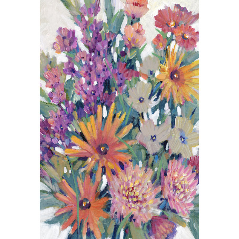 Printemps en fleurs II, H 18 po x l 12 po x P 1,25 po